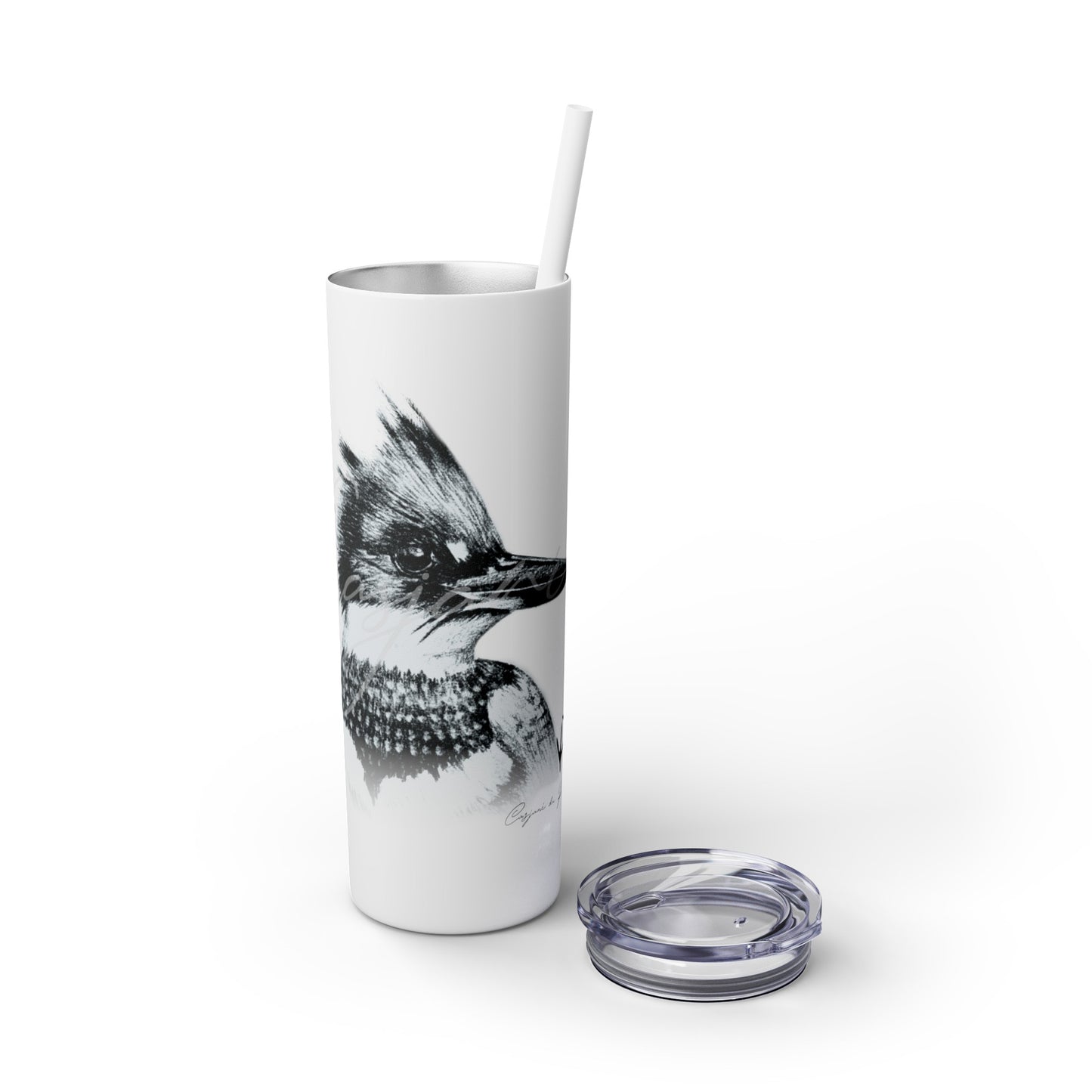 Belted Kingfisher 20oz Skinny Tumbler