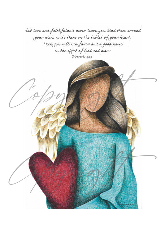 Angel 1 - A4 print