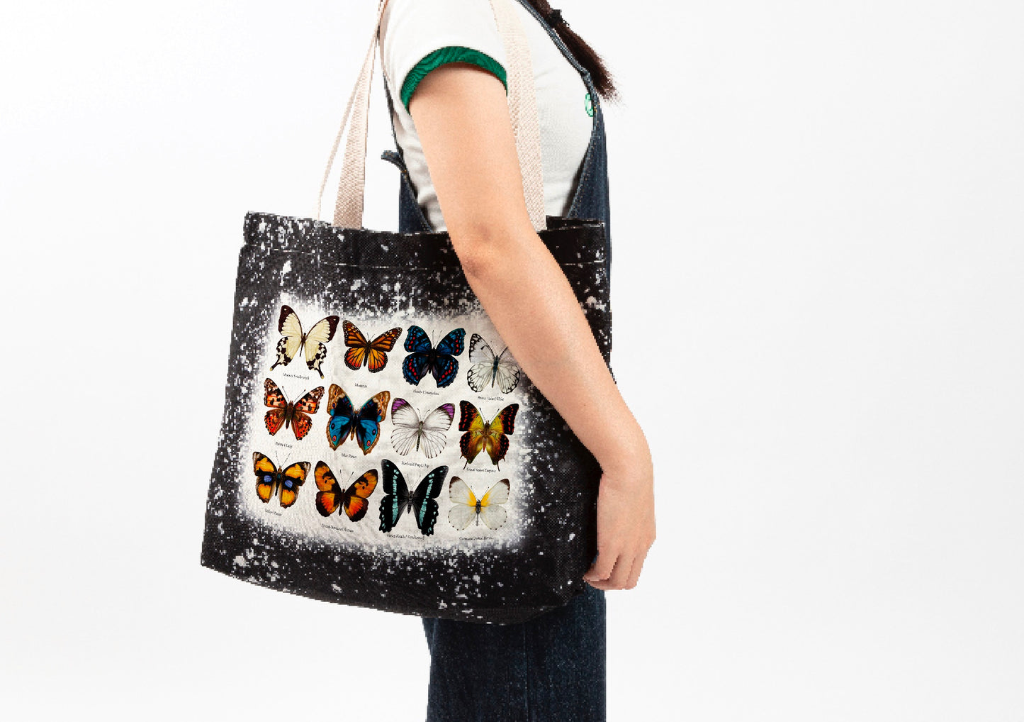 Butterfly Collection Linen Tote Bag