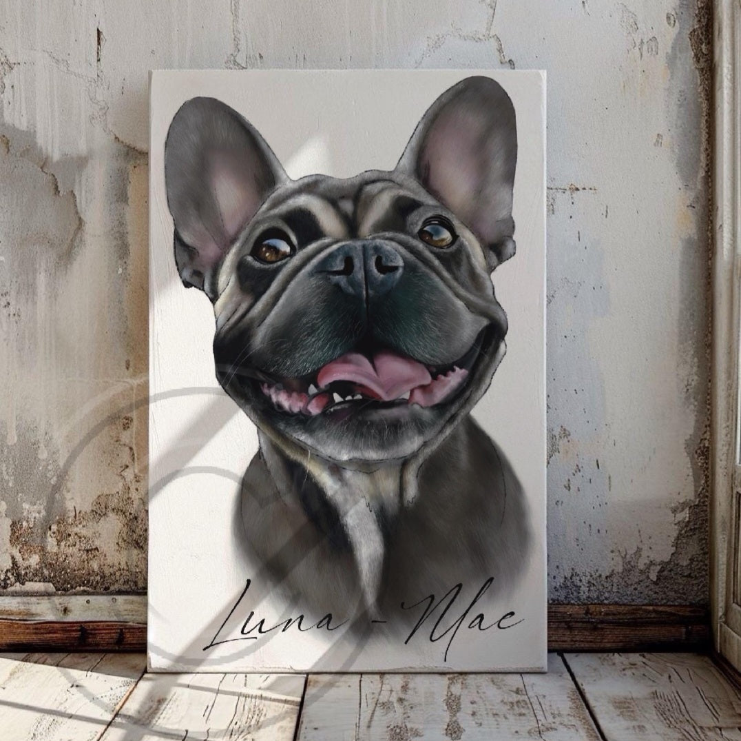 Personalized Pet Caricature Portraits | Custom Digital Hand-Drawning of your pets. The perfect Gift for Pet Lovers. (Digital file)