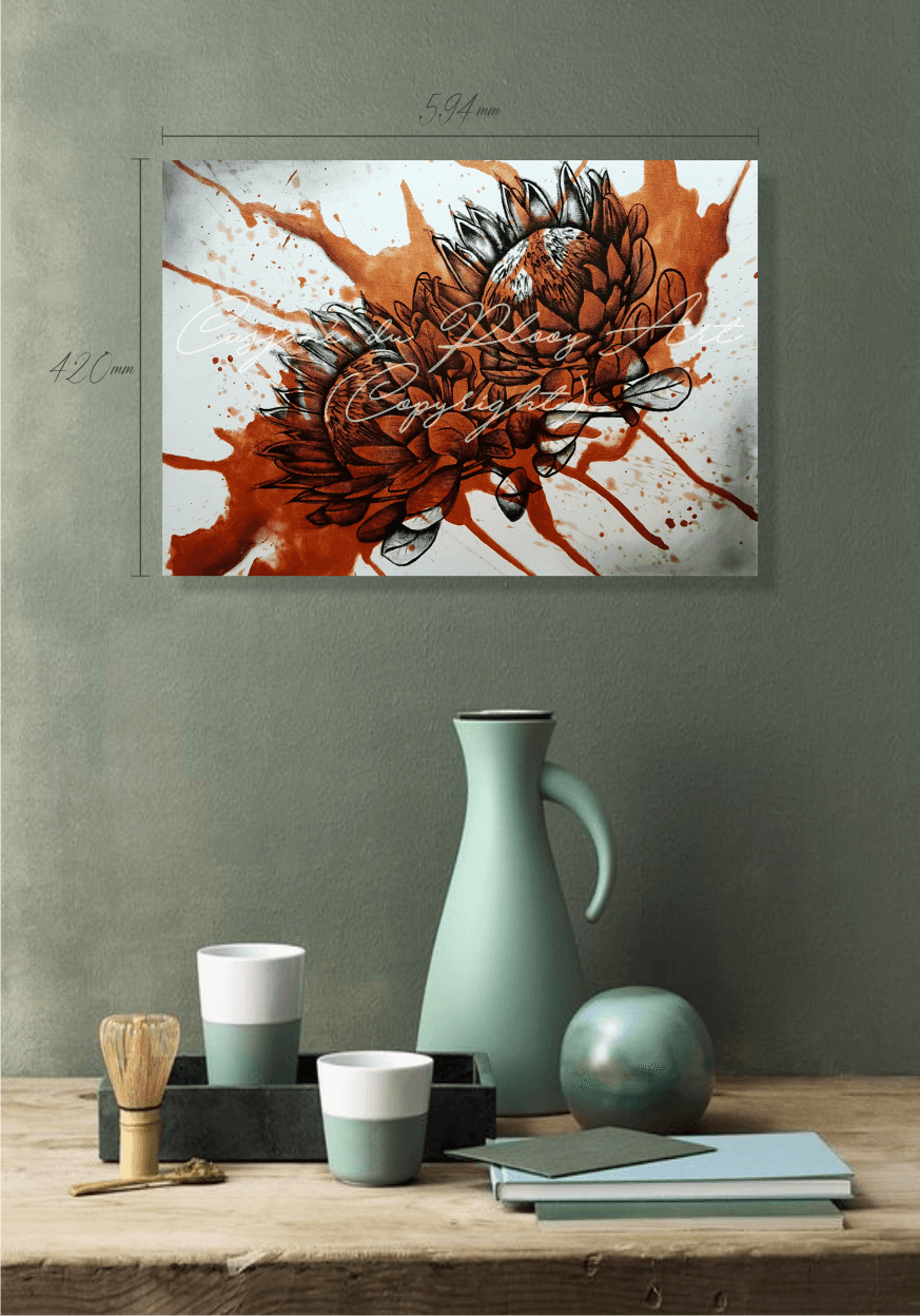Copper Protea - Casjané du Plooy Art