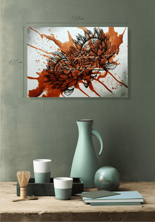 Copper Protea - Casjané du Plooy Art
