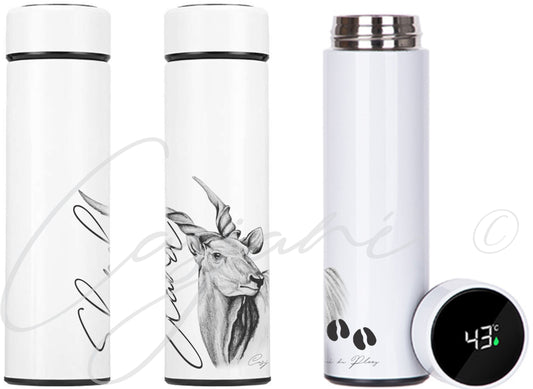 Eland 450ml Thermal flask - Casjané du Plooy Art