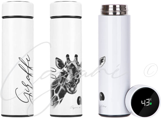 Giraffe 450ml Thermal Flask - Casjané du Plooy Art
