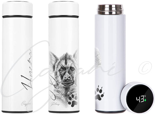 Hyena 450ml Thermal flask - Casjané du Plooy Art