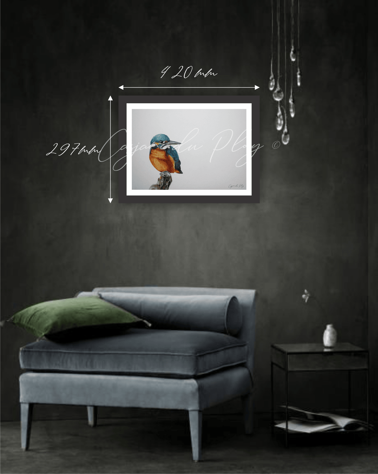 Common Kingfisher - Casjané du Plooy Art