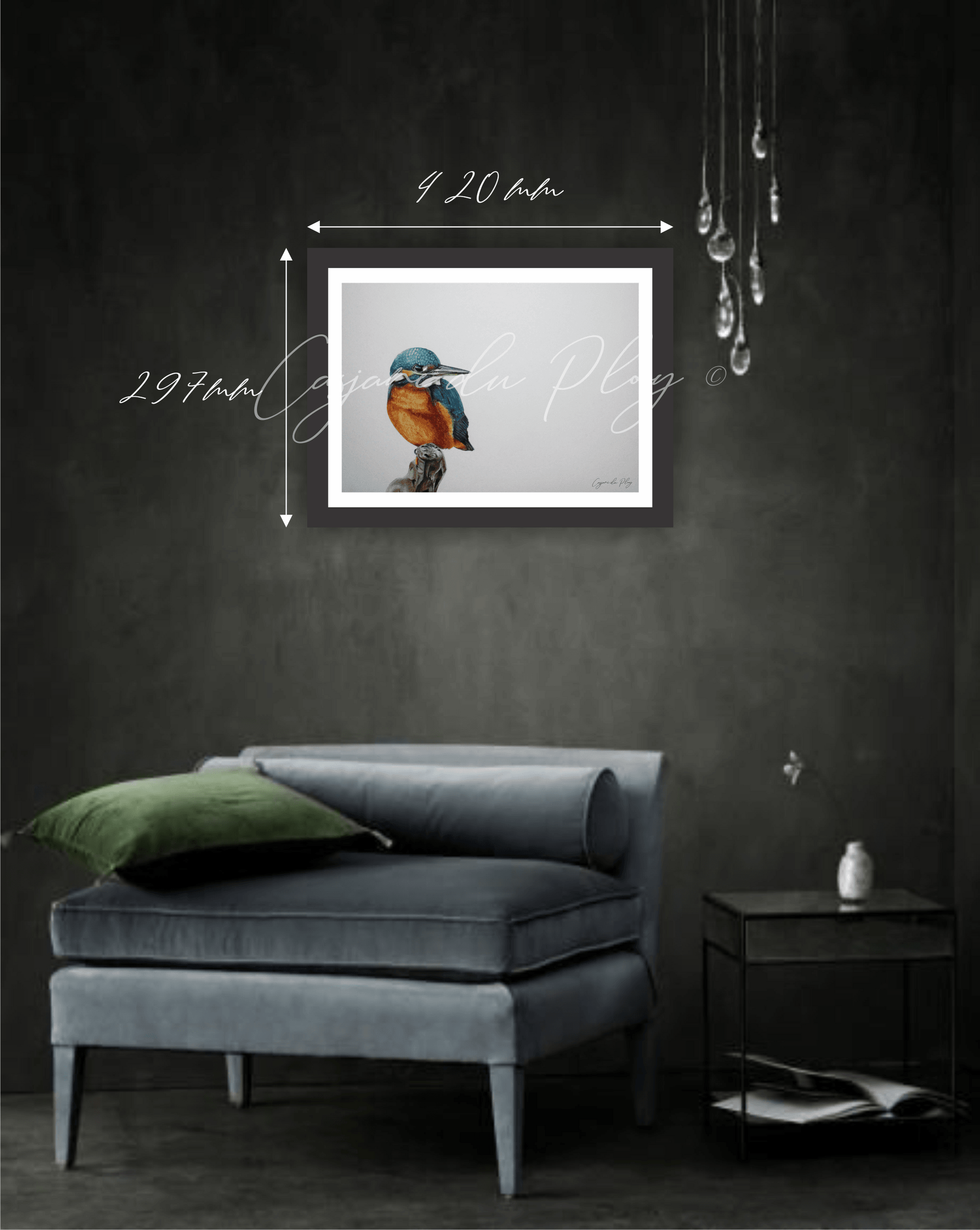 Common Kingfisher - Casjané du Plooy Art