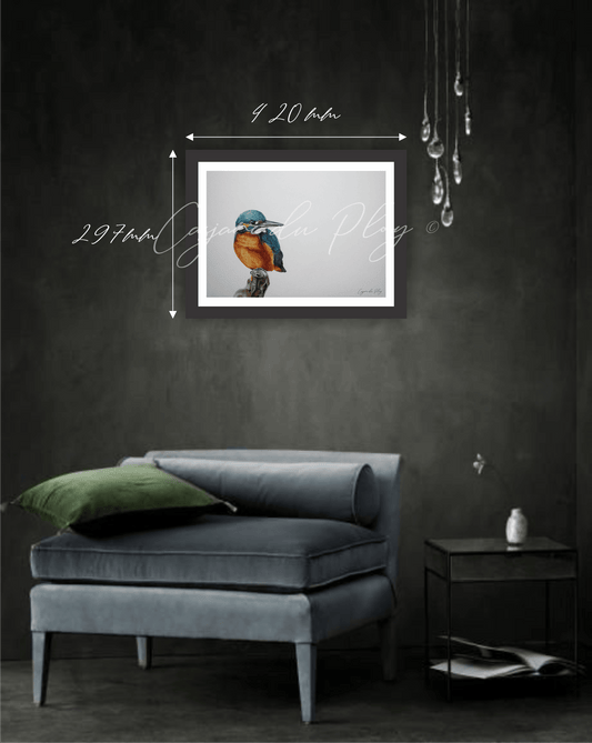 Common Kingfisher - Casjané du Plooy Art