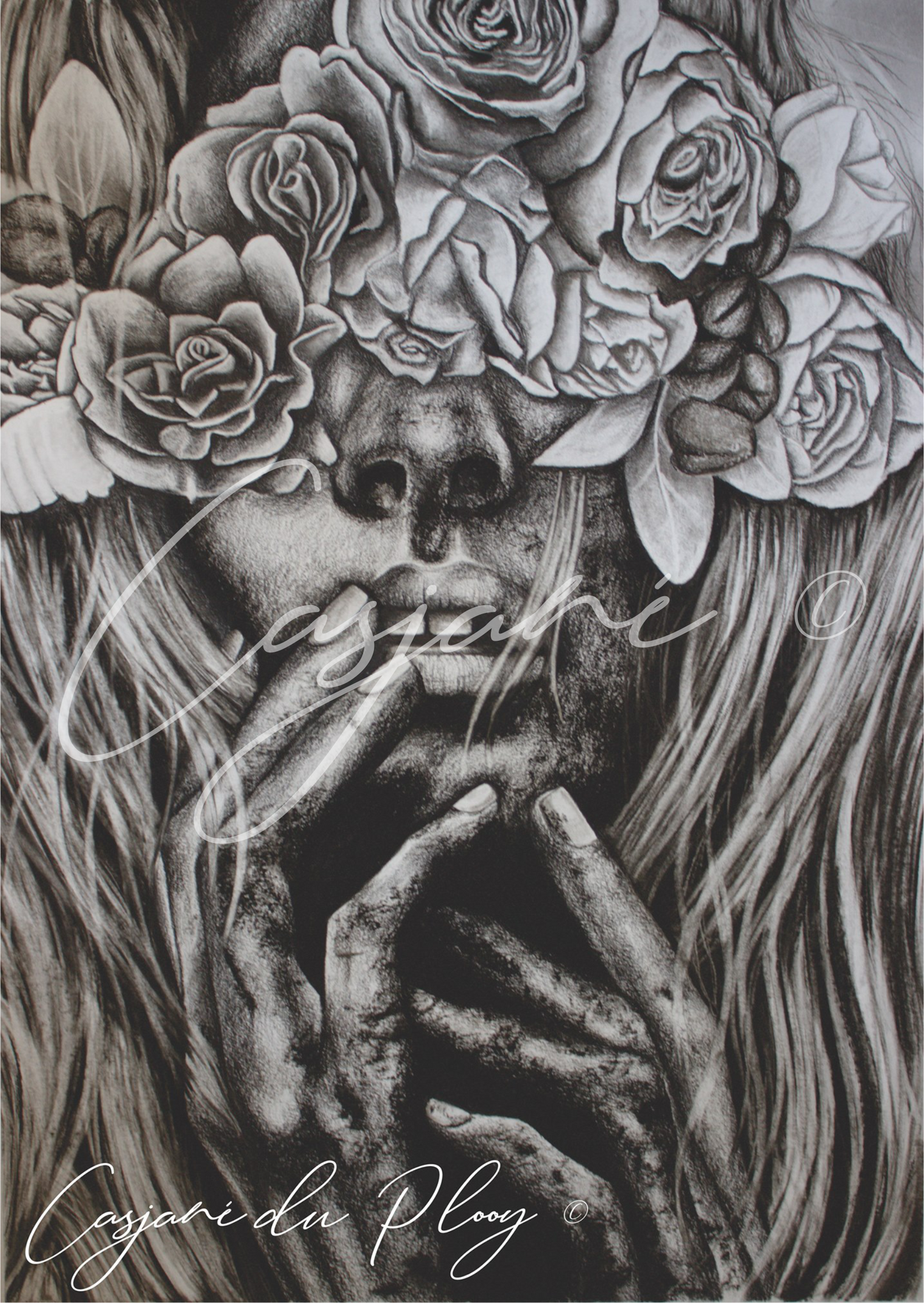 She survived Covid - Casjané du Plooy Art