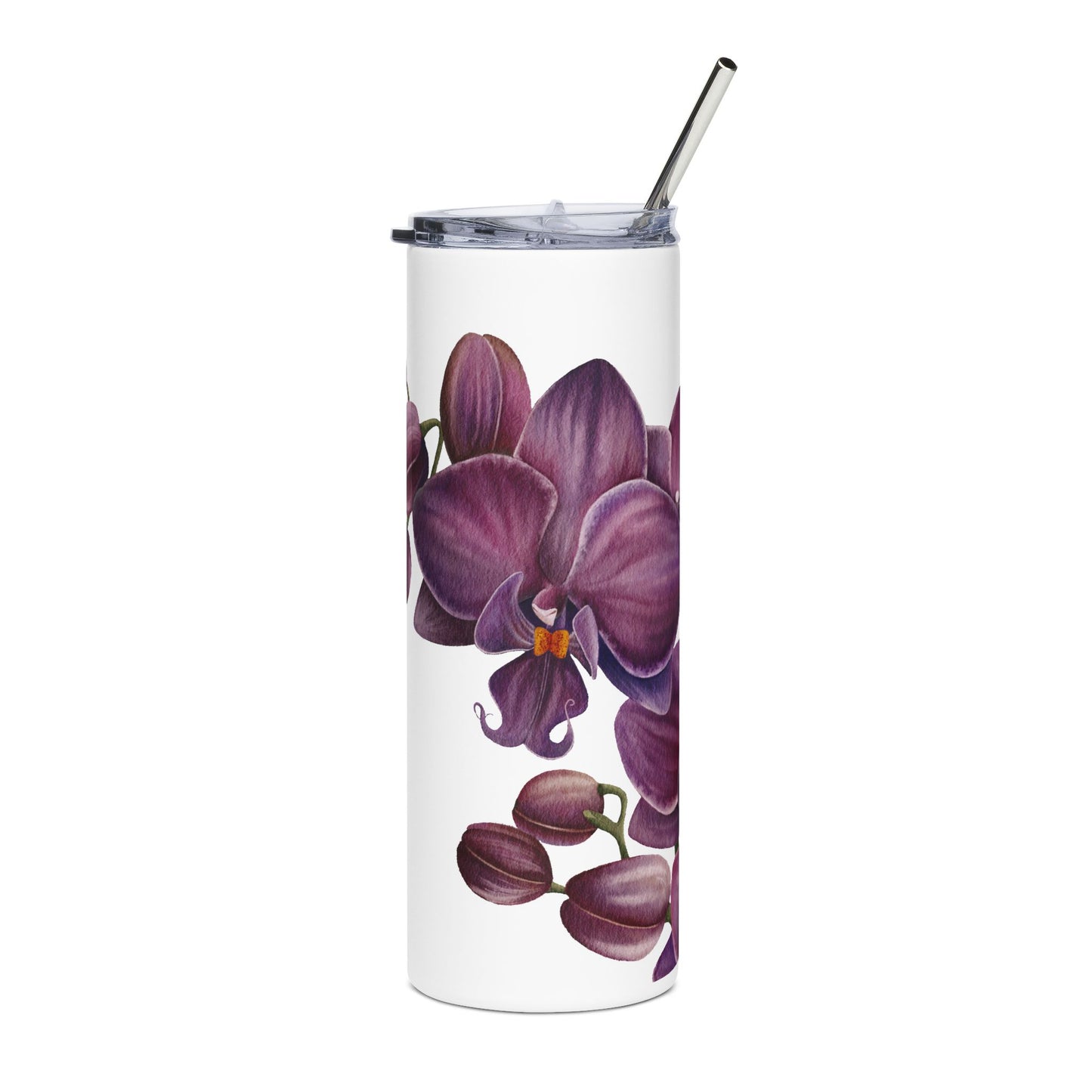 Purple Orchid 20oz Skinny Tumbler