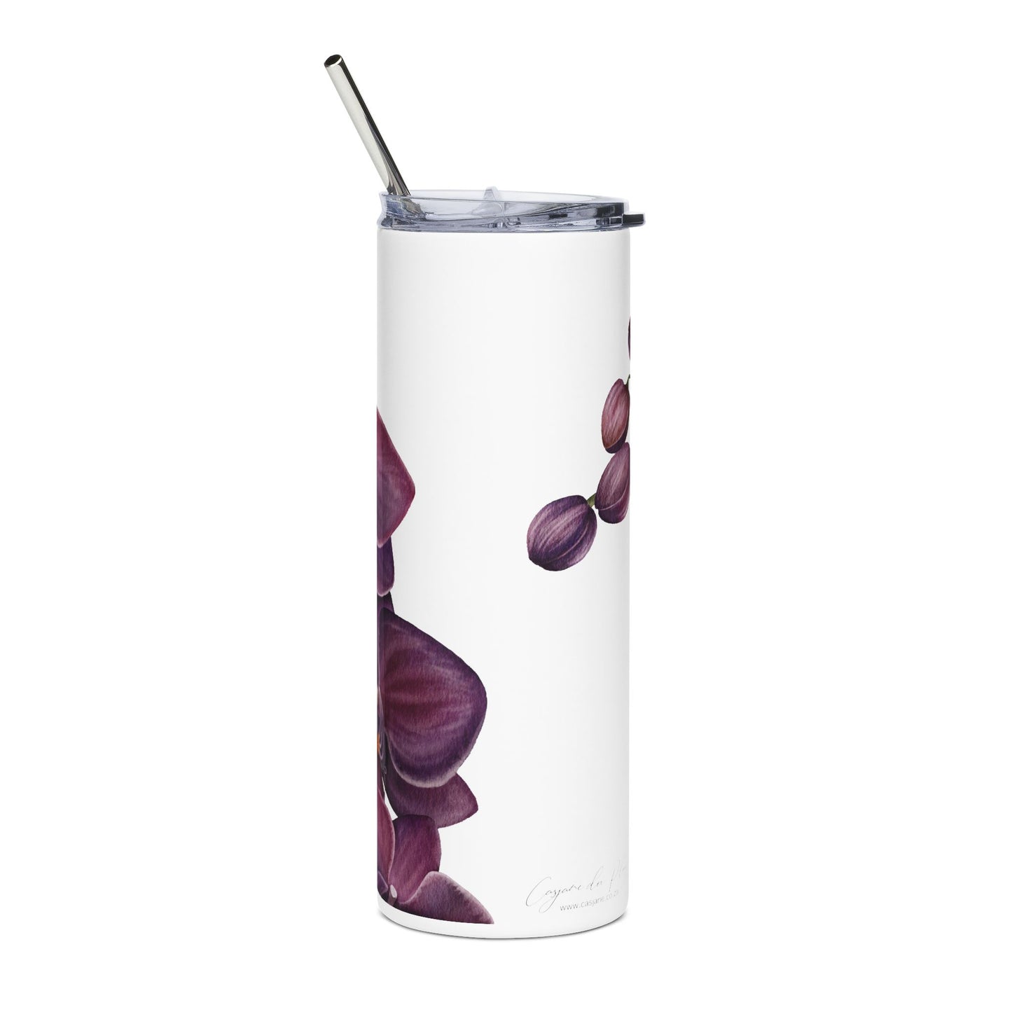 Purple Orchid 20oz Skinny Tumbler