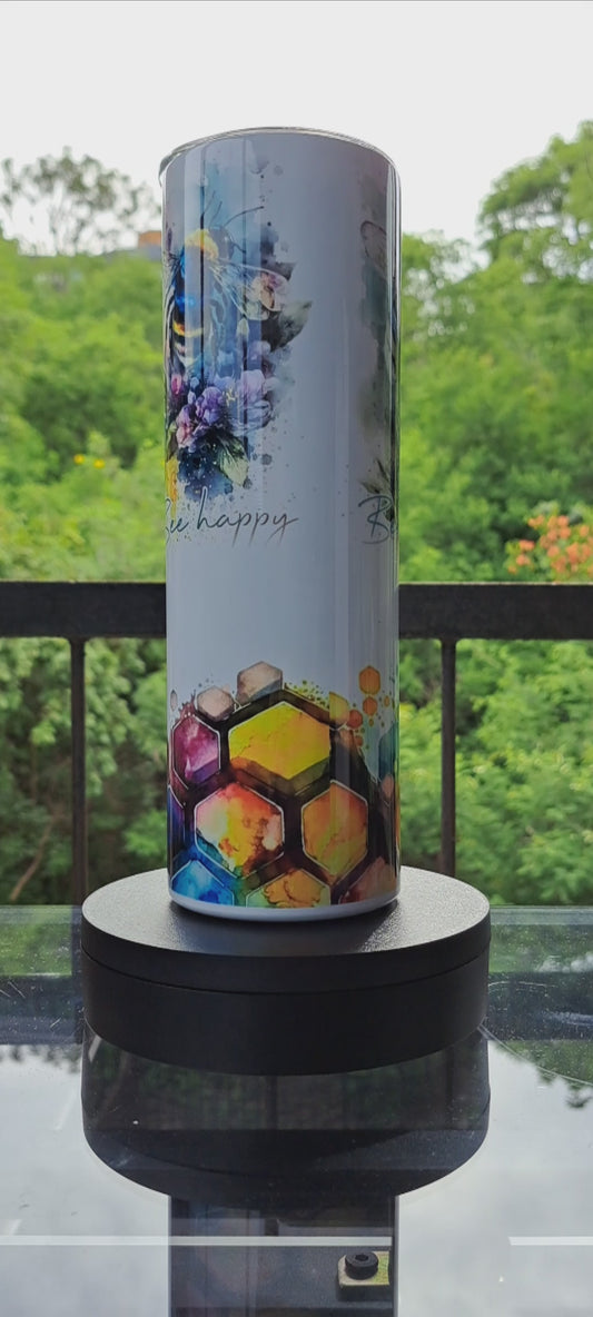 30oz Bee happy Tumbler