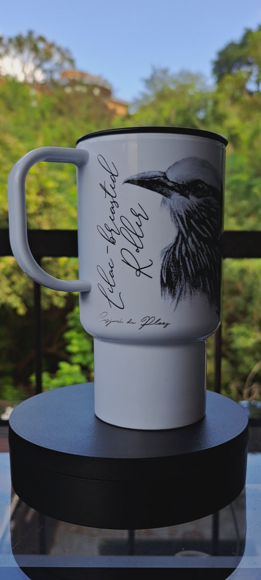 Lilac breasted Roller Polymer Travel mug